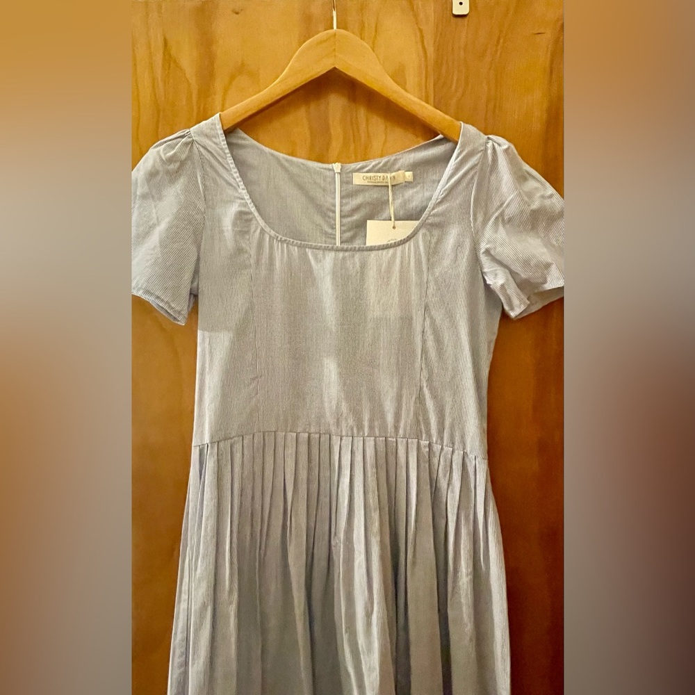 NWT Christy Dawn Scarlet Dress Moonstone Stripe, Small